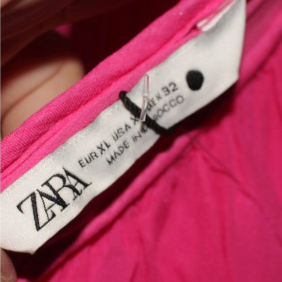 NWT Zara Voluminous Chiffon Sleeveless Maxi Dress Size XL - Picture 4 of 5